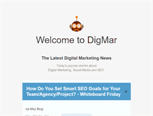 Tablet Screenshot of digmarnews.com
